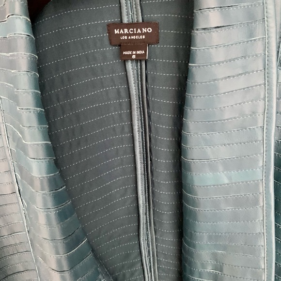 Marciano Shayna Draped Leather Jacket - Picture 4 of 4